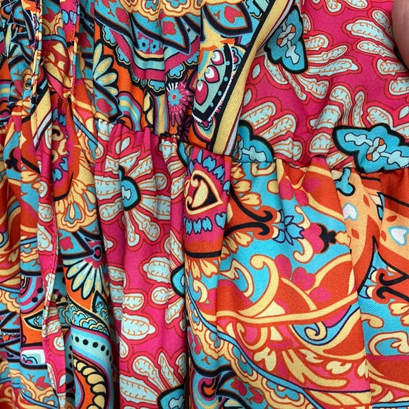 Sundress / coverup Colorful Sz L - Picture 8 of 11